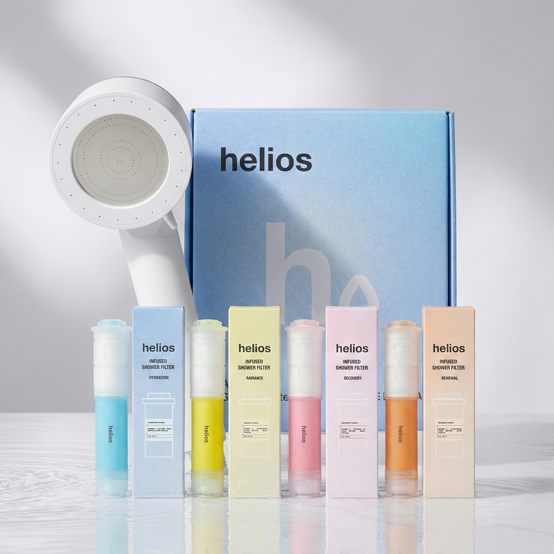 Helios Vitamin C Infusion Showerhead + 4 Infusion Filters