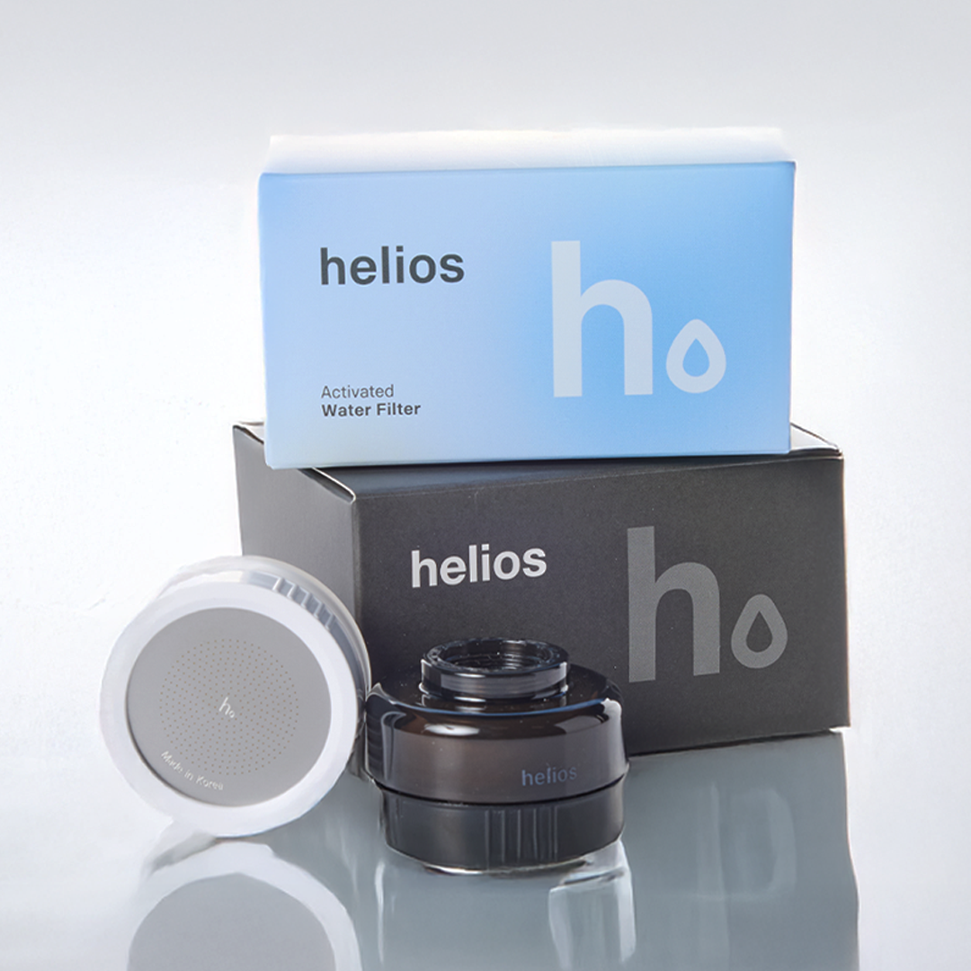 Helios Vitamin C Infusion Showerhead Filter + Skincare Sink Filter Bundle