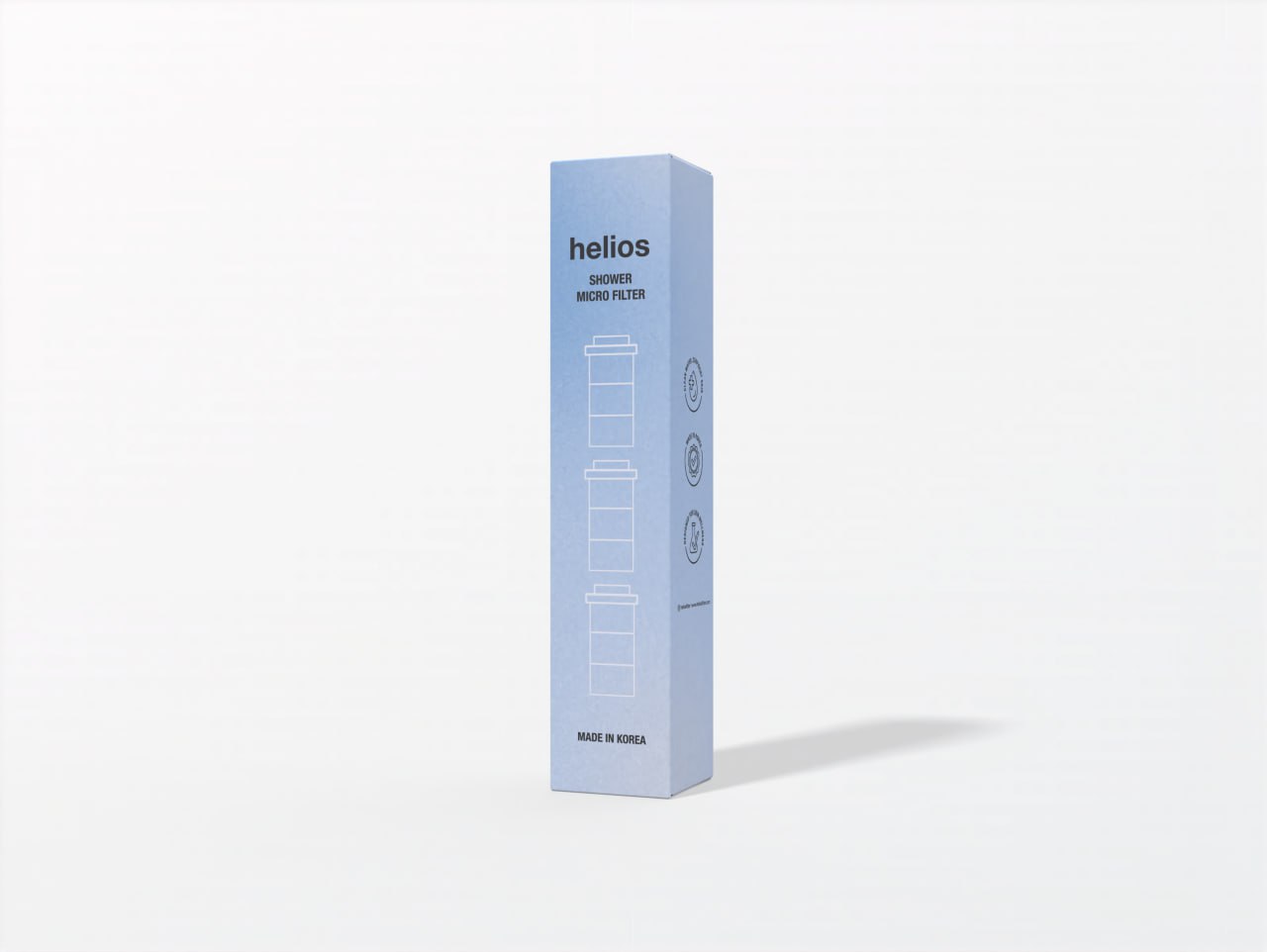 Showerhead Replacements - Antibacterial Filters (3-Pack)